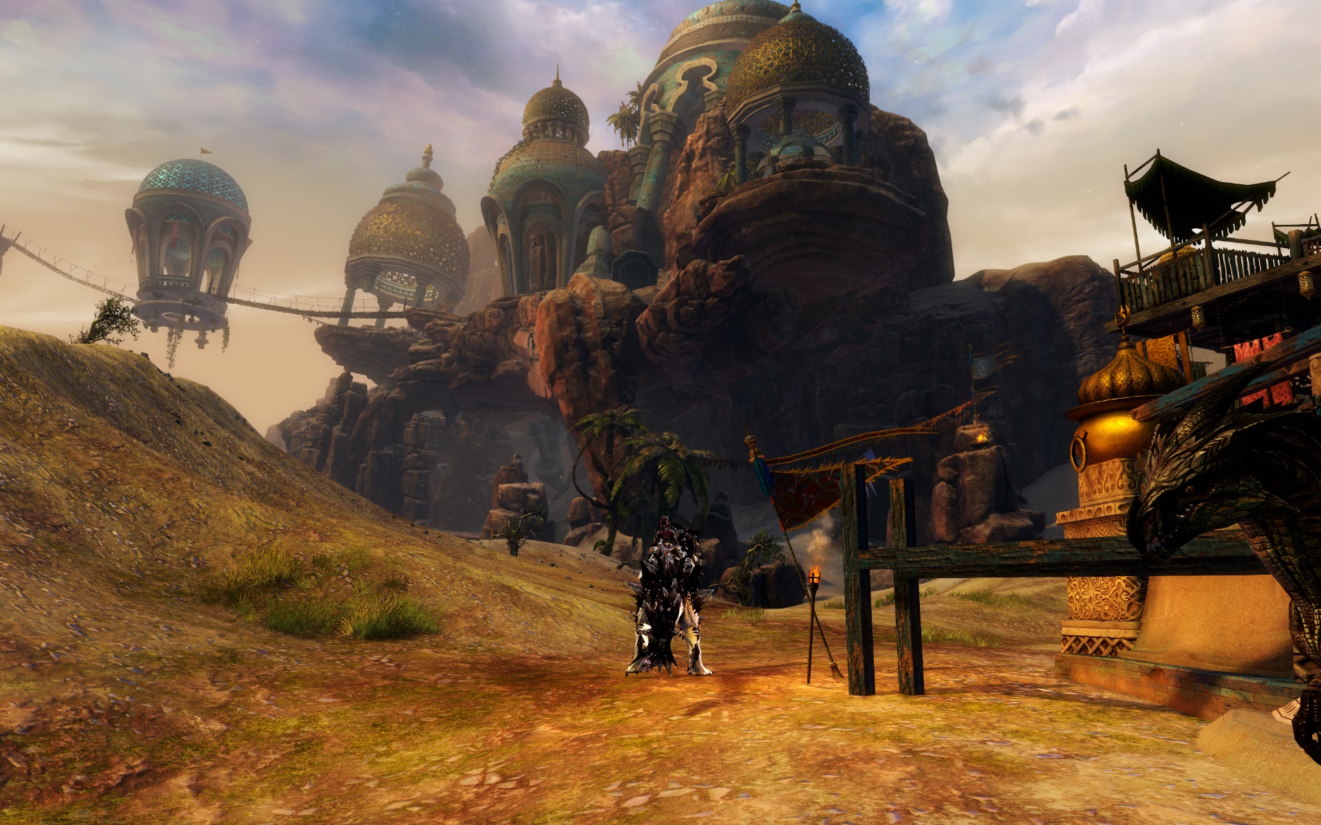 Windswept haven has a mount race with the "Further exploration" upgrade